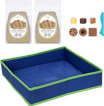 eliNeli Kinetický piesok s pieskoviskom a formičkami