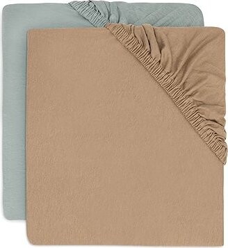 Jollein Plachta do postieľky 40/50 × 80/90 cm Sea Green 2 ks