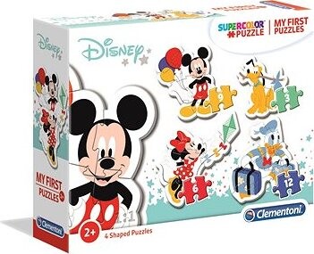 Clementoni Moje prvé puzzle Myšiak Mickey 4 v 1 (2, 3, 4, 5 dielikov)
