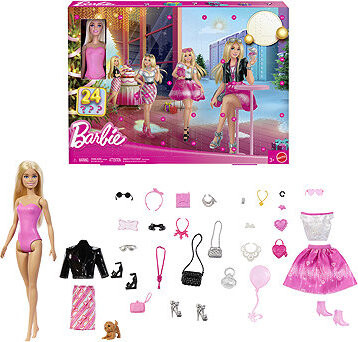 Barbie Módny adventný kalendár 2025 s bábikou