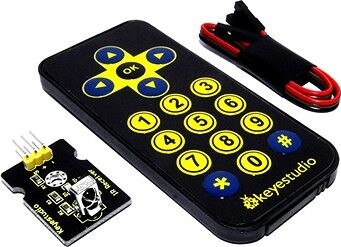 Keyestudio Arduino modul IR bezdrôtového ovládača – súprava