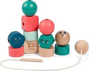 BS Toys Provlékání korálků