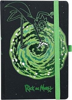 Rick and Morty: Portals – zápisník A5