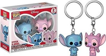 Funko POP! Keychain Lilo & Stitch 2-Pack Stitch & Angel 4 cm