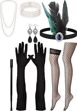 Ruhhy 26273 Dámský retro kostým, 6 ks