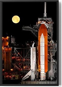 Discovery With Moon 50 × 70 cm