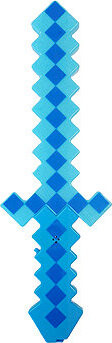 FunCo Svietiaci diamantový meč so zvukmi Minecraft 45 cm