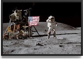 John Young On The Moon 50 × 70 cm