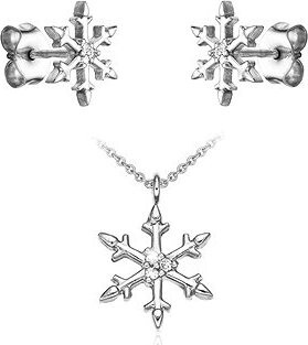 Dolcze Elsa súprava šperkov (Au585/1 000, 1,67 g + 1,44 g)