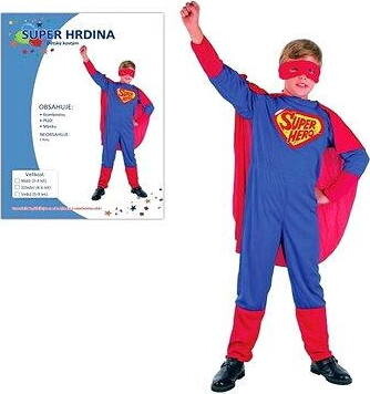 Šaty na karneval – Superhrdina veľkosť M