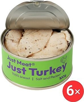 Just Meat Just Turkey 6× 100 g salt and pepper