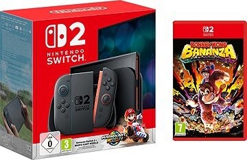 Nintendo Switch 2 + Mario Kart World + Donkey Kong Bananza