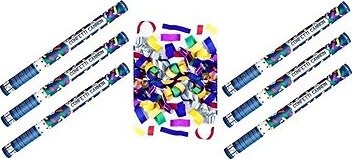 PARTYDECO Konfety Party 60 cm, barevné, 6 ks