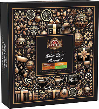 Basilur Christmas Spice Chai Assorted 40× 2 g