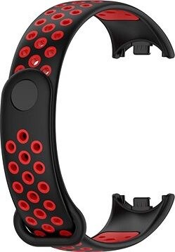 Drakero Silikónový performance na Mi Band 8/9/10 čierno-červený
