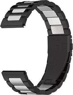 Drakero Kovový na 22 mm Quick Release čierno-strieborný