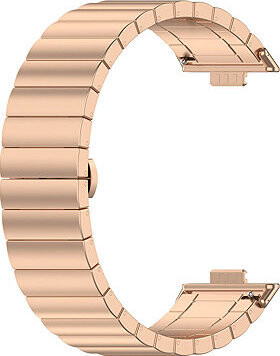 Drakero Kovový zlato-ružový na Huawei Watch Fit 3, 4 a 4 Pro