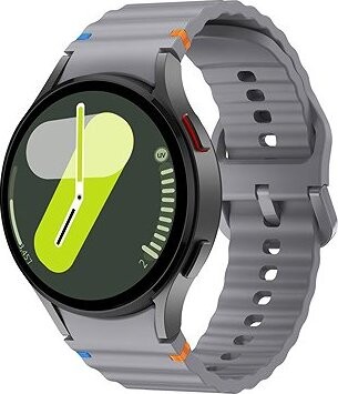 Drakero Silikónový WAVY na Samsung Galaxy Watch 4, 5, 6, 7 sivý