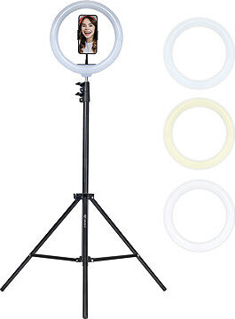 Veles-X Tripod Ring Light with Phone Holder