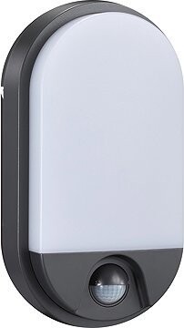 Eurakles Darja s pohyb.senzorem 15 W, 1350 lm, IP54, 21,2 × 11,9 × 4,4 cm, antracitové