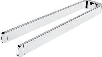 Nimco Držiak na uteráky 39 cm dvojramenný nehrdzavejúca oceľ – Nikau chróm NK-30098-26