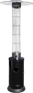 Gordon G1184 Terasový plynový ohřívač se skleněným krytem, 12,5 kW, černý