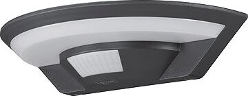 Eurakles LED venkovní nástěnné svítidlo IP54 15 W 1100 lm 4000 K antracit se senzorem pohybu