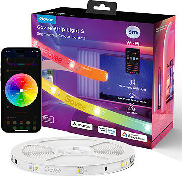 Govee WiFi RGBICW Smart PRO, 3 m, Matter, extra odolný