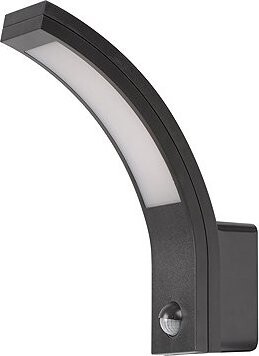 Eurakles Dalila IP54 15 W, 1350 lm, 4000 K, se senzorem pohybu, antracitové