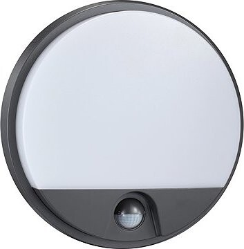 Eurakles Darja s pohyb.senzorem 15 W, 1350 lm, IP54, 21 × 21 × 4,9 cm, antracitové