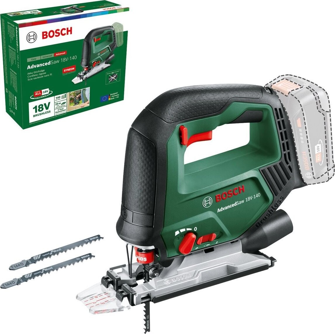 BOSCH AdvancedSaw 18V-140 (bez aku) 0.603.013.000