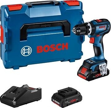 BOSCH Professional GSB 18V-90 C 2× 4 Ah, 0.601.9K6.104