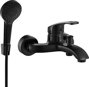 MEXEN Fabia R05 SET vaňová batéria so sprchou, čierna (74653R05-70)