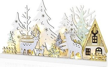 RETLUX RXL 466 Zimný les 33 cm 15 LED WW