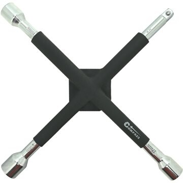 Compass Kľúč na kolesá krížový zosilnený 17-19-21-1/2