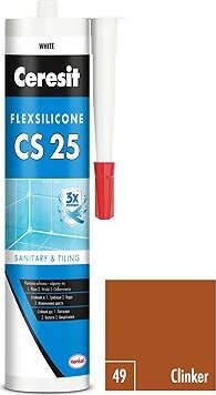 Ceresit Sanitárny silikón CS 25 clinker, 280 ml