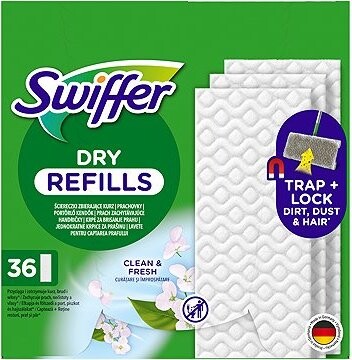 Swiffer Sweeper na podlahy Náhrady Dry, 36 ks