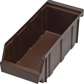 Stojan na príbory plast 305 × 125 × 110 hnedý Cambro