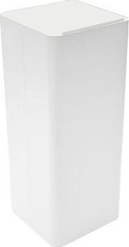 Odpadkový kôš na triedený odpad Caimi Brevetti Centolitri W,100 l, biely, plné veko