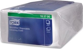 TORK Utierky skladané netkané, mikrovlákno, jednorazové, biele, 40 ks