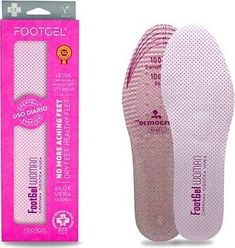 Footgel Gélové vložky do topánok WALK dámske s vôňou Aloe vera, veľkosť 35-38