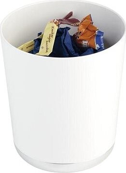 Stojanček na príbory príborník / odpadkový kôš na stôl APS biely