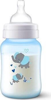 Philips AVENT Fľaša Anti-colic 260 ml – modrá slon