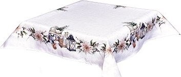 Forbyt Vianočný obrus Škriatok s lampášom CYH6060C 85 × 85 cm