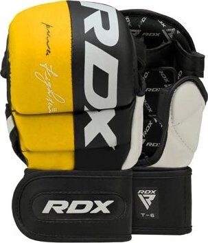 RDX Sparring rukavice T6 MMA žlté XL