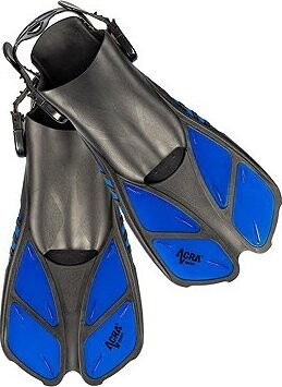 ACRA Potápačské plutvy F618, krátke, 36 – 41, modré