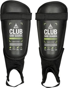 Select Shin Guard Club čierno-zelené, veľkosť S