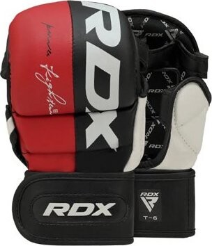 RDX Sparring rukavice T6 MMA červené XL