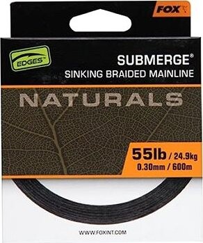 FOX šnúra Submerge Naturals Sinking Braid 600 m, 0,38 mm, 29,5 kg