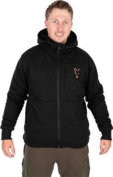 FOX Bunda Collection Sherpa Jacket Black/Orange 2XL